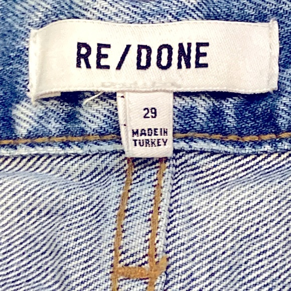 NWT RE/DONE 90s Low Slung Jeans in Vintage Playa - Sz 29 - Picture 6 of 9